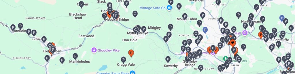 Halifax and Calderdale Real Ale Map